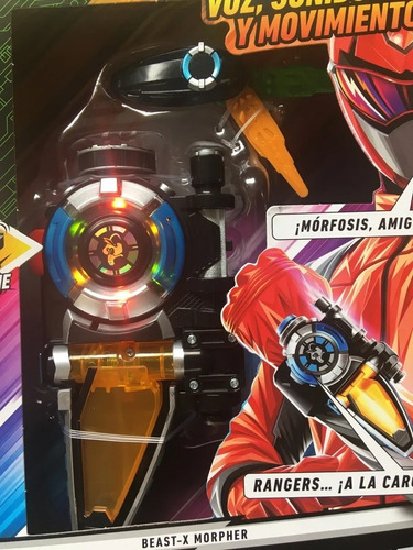 Power Rangers Beast Morphers Morpher X Brazalete Español