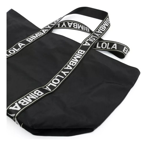 Bolso De Hombro Popular De Binba Y Lola Negro Lisa Níquel Negro