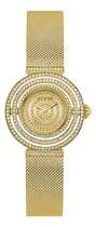 Comprar Reloj Guess Ladies, Caja De Acero Inoxidable En Tono Dorado 