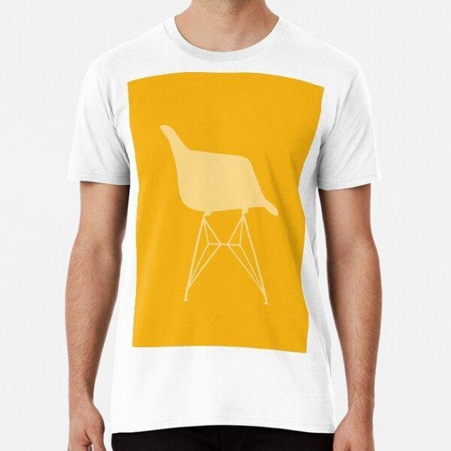 Remera Eames Style Chair - Orange Algodon Premium 