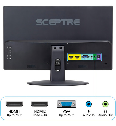 Monitor Sceptre 20 - 75hz Hd+ E209w-16003rt
