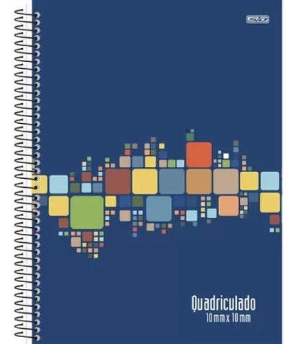 Kit C/ 6 Caderno Quadriculado São Domingos Universitário