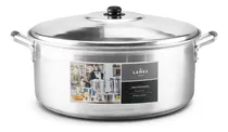 Comprar Budinera de Aluminio 40 Litros LAMEX Con Tapa de Aluminio | Completa tu Bateria de Cocina - Utensillos de Cocina | Ideal para tu Hogar & Cocina Integral