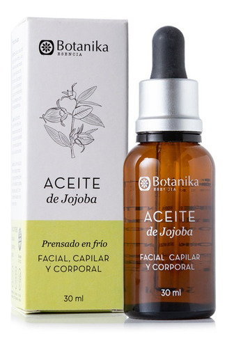 Aceite De Jojoba Orgánico 30 Ml Cuidado Corporal - Botanika