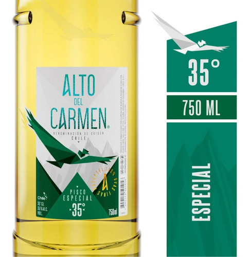 Pisco Alto Del Carmen Especial 35° 750ml