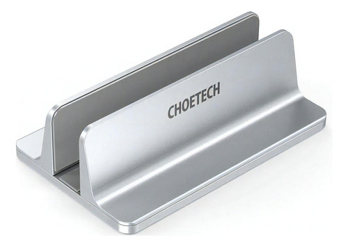 Soporte Choetech Base Aluminio Gris Ajustable Para Macbook Color Plateado