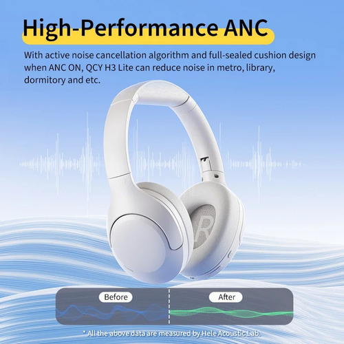 Zya Qcy H3 Lite Anc Fones De Ouvido Sem Fio Bluetooth5.3
