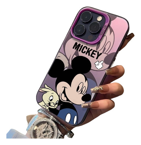 Funda For iPhone Compatible With iPhone 16 Pro Max/15 Pro Max/14 Pro Max /13 Pro Max/12 Pro Max/11 Mickey Mouse 00243