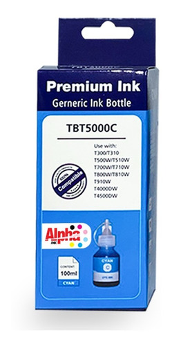 Tinta Alpha Ink Para D60 5001 T310 T510 T710 T810 T910 100ml