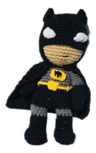 Amigurumi  Batman Tejido A Crochet 20 Cm 