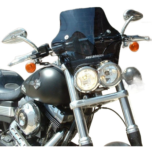 Parabrisas Harley Davidson Fat Bob 1600 Elevado 34cm Cupula