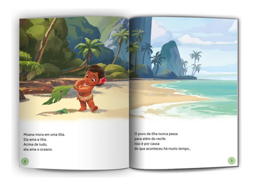 Aprendendo A Ler Nível 3 - A Busca Pelo Coração - Disney Moana