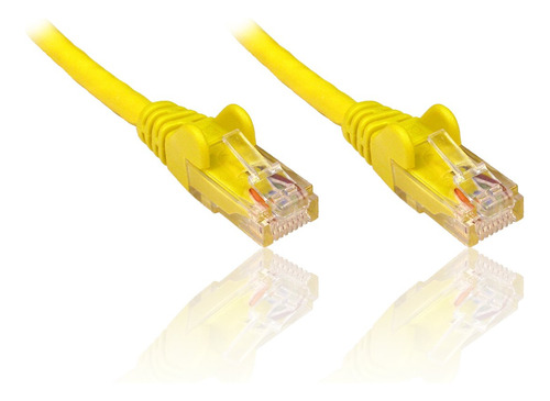 Premium Cord Patch Cable Utp Rj45 Level 5e 20 Yellow
