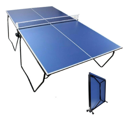 Mesa De Ping Pong Profesional Plegable Red Y Rueda Envios 