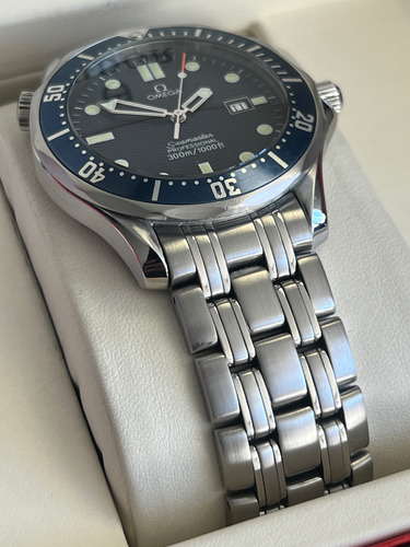 Reloj Omega Seamaster Plateado Azul Marino Azul (Usado)