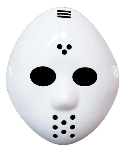 Máscara Jason Sexta-feira Treze Branca Fantasia Halloween Cor Branco