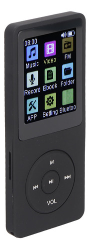 Reproductor De Mp3 Bluetooth Con Pantalla A Color De 1.8 Pul