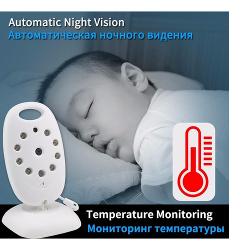Monitor Bebe Camara Inalambrica Vision Nocturna + Envio