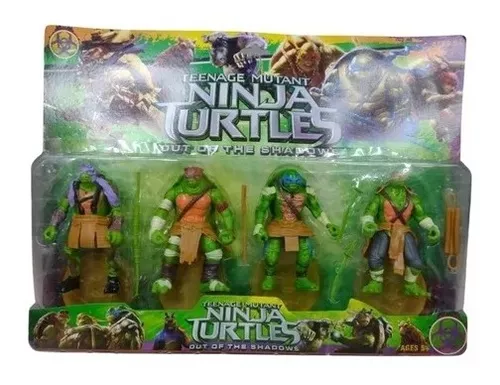 Tortugas Ninja Set Coleccionable X4 Juguete Muñeco Movibles
