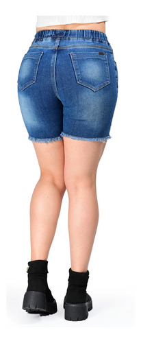 Short De Mezclilla De Dama Corte Colombiano Itzi Jean's E137