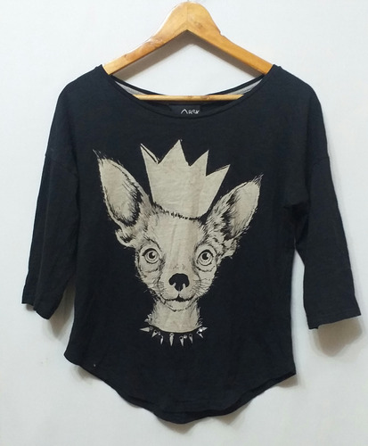 Remera Talle M De Bershka En 100% Algodón Leer, Cataleya 