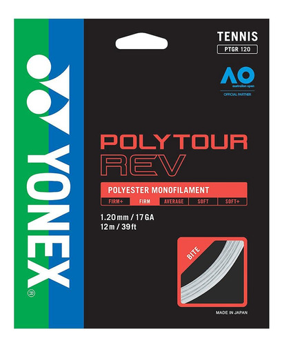 Yonex Poly Tour Rev - 1.30/16g - Blanco