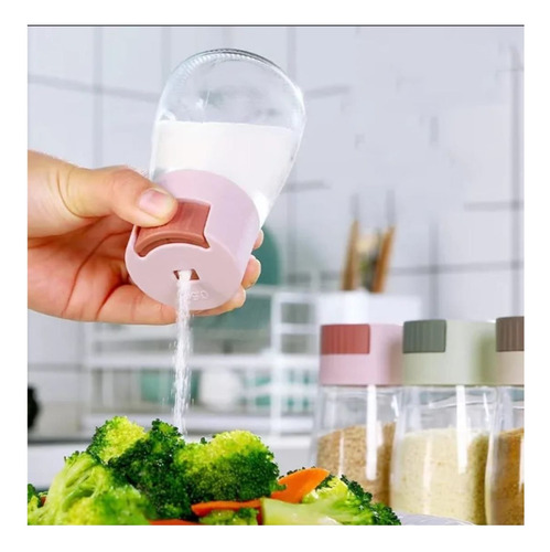 Dosador Dispensador De Sal Açucar Temperos Push Up 150ml