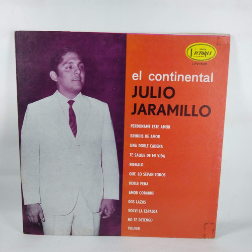 Lp Julio Jaramillo  El Continental Ed. Venezuela