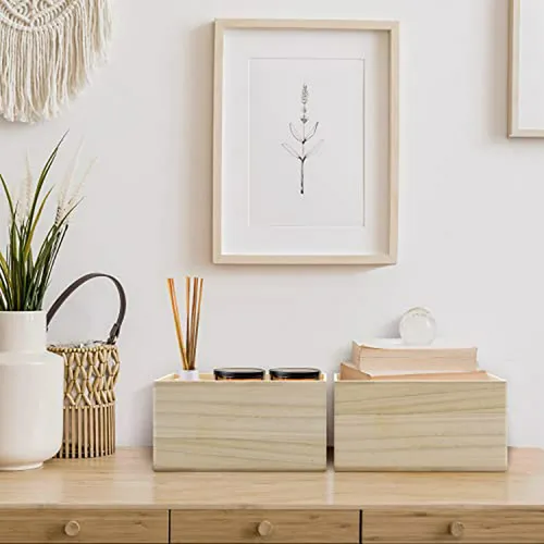 Cajas De Madera Para Organizador Compatible Con Despensa.