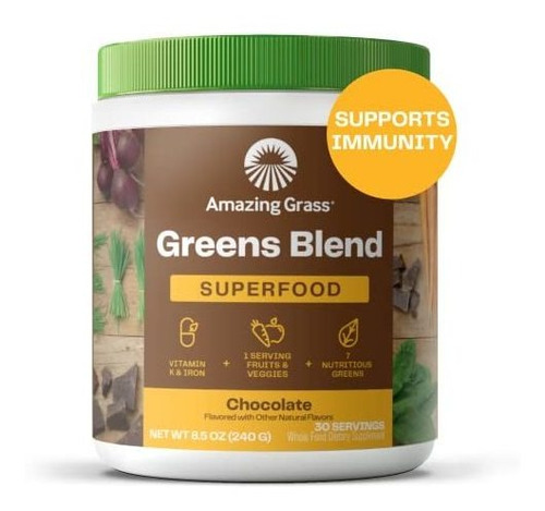 Suplemento Amazing Grass Greens Blend Superfood: Super Green