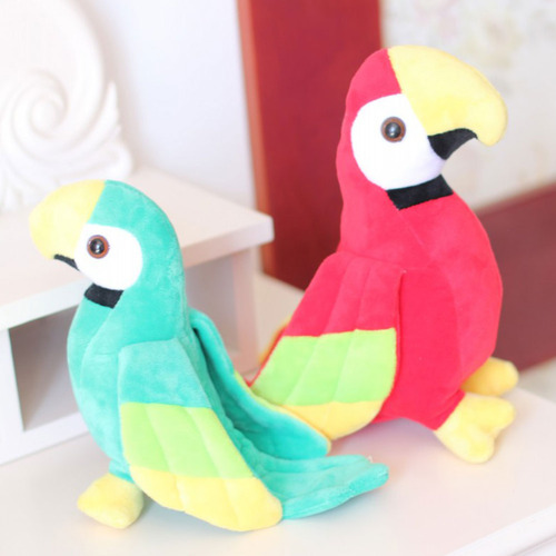 Juguete De Peluche De Imitación De Loro, 1 Unidad, Con Forma