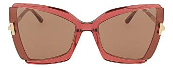 Tom Ford Gia Ft 0766 Transparente Rojo/pink Marrón L9ntb