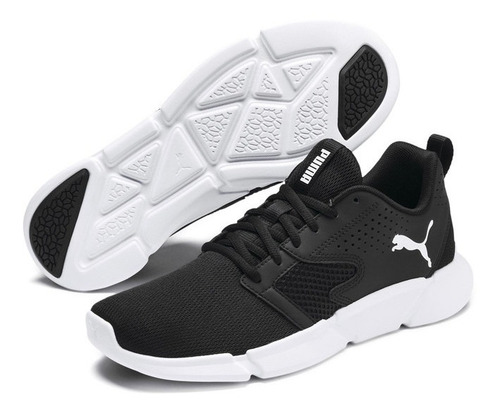 Imagen 3 de 8 de Zapatilla Puma Interflex Modern Negro Unisex