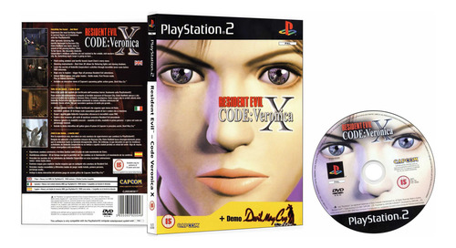 El Mejor Resident Evil, Codigo Veronica X. Ps2, Dvd