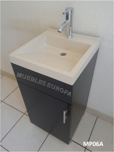 Gabinete Mueble Baño Lavabo Bowl Ovalin Chico Monomando