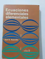 Comprar Ecuaciones Diferenciales De Rainville Editorial Trillas