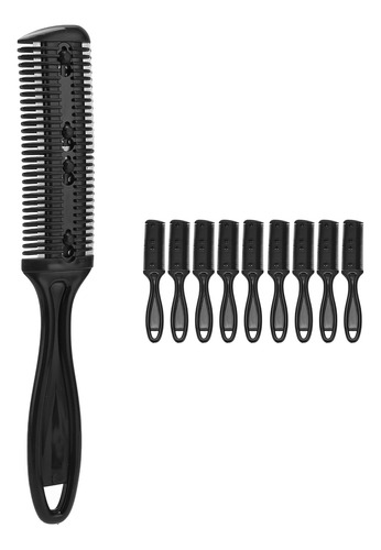 Peine Para Cortar El Pelo, 10 Piezas, Corte, Peinado, Doble