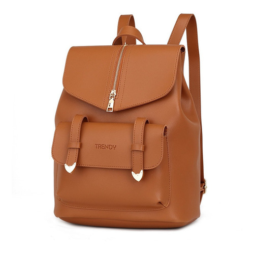 Imagen 1 de 10 de Cartera Mochila Espalda Urbana Eco Cuero Dama Anti Robo Tsr
