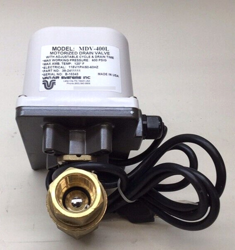 Van Air Systems 39-2411111 Motorized Drain Valve Mdv-400 Ccb