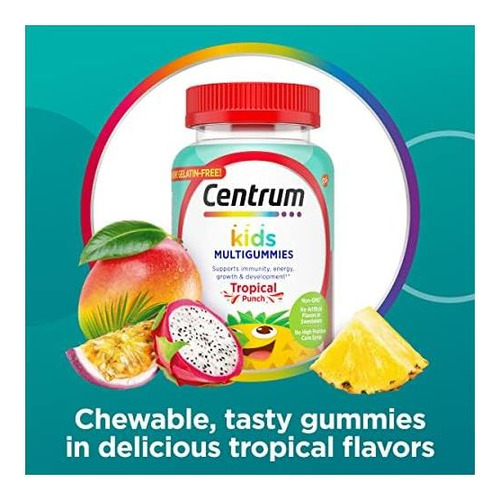 Gomas Multivitamínicas Centrum Kids, Sabor De Ponche Feito