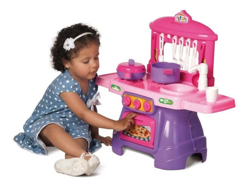 Set Mini Chef Rosada Con Agua En Caja R317 Ub