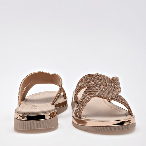 Been Class Sandalia Para Mujer Dorado Rosa Cod 131832-e