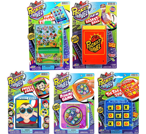 Pocket Games Kid Travel Toys Bundle Set (3 Juegos) Pocket Pi