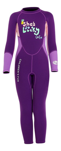 Traje De Baño Para Niños De 2,5mm De Longitud Completa De