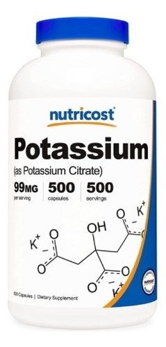 Citrato De Potasio 99 Mg - 500u