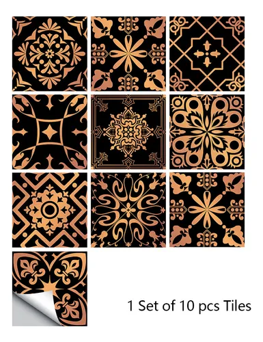 Mz6007 20x20cm 10 Uds. De Azulejos De Superficie Mate,