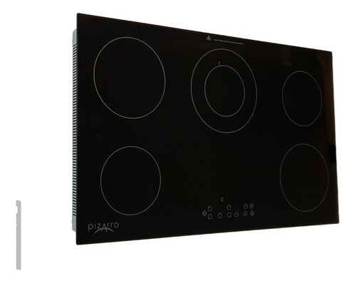 Parrilla 5 Quemadores De Inducción Magnética A 110-127 Volts Color Negro