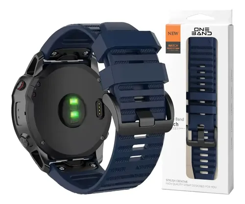 Pulseira De Silicone 26mm Para Garmin Fenix 8x 7x Tactix Delta