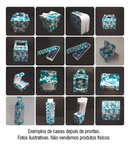 Moldes Caixinhas Studio Pdf, Png, Corel +de 8 Mil Modelos