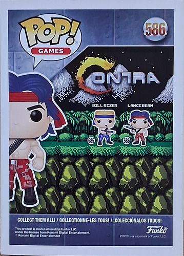 Figura Funko Pop! Games 586 Contra Lance Bean Rambo